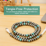 Load image into Gallery viewer, Bohemian Style Handmade Beaded Data Cable
