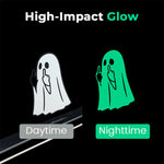 Load image into Gallery viewer, 👻 Glowing Ghost Middle Finger Sticker — Light Up the Night with a Little Attitude
