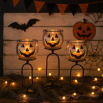 Load image into Gallery viewer, Pumpkin Glass Candlestick
