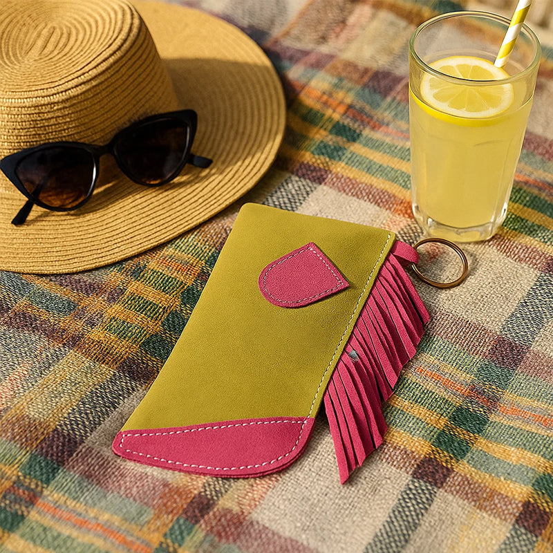 🌸 Boho Cowgirl Fringe Case — For the Wild & Beautiful Ones 🕶💄