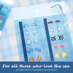Load image into Gallery viewer, Cute Ocean Notebook Marker Stickers

