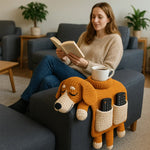 Load image into Gallery viewer, 🐶 Handmade Crochet Multifunctional Dog Sofa Armrest Pad
