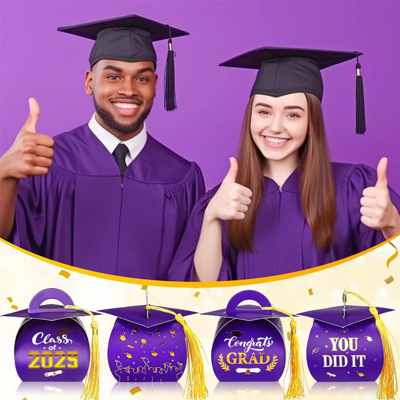 Graduation cap gift box