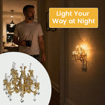 Load image into Gallery viewer, Vintage Crystal Candlestick Night Light
