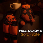 Load image into Gallery viewer, 🧡 Halloween Corgi Sofa Organizer – Cozy Chaos Controller in Costume! 🎃
