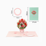 Load image into Gallery viewer, 💐 3D Pop-Up Everlasting Flower Bouquet Greeting Card
