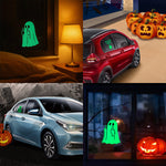 Load image into Gallery viewer, 👻 Glowing Ghost Middle Finger Sticker — Light Up the Night with a Little Attitude
