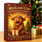 Load image into Gallery viewer, 🐮Highland Cow Advent Calendar 2025🎄✨ - 3D Handmade Highland Cow Doll(24Pcs)
