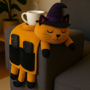 🧡 Halloween Corgi Sofa Organizer – Cozy Chaos Controller in Costume! 🎃