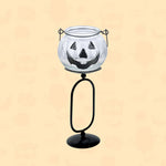 Load image into Gallery viewer, Pumpkin Glass Candlestick
