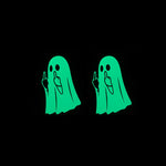 Load image into Gallery viewer, 👻 Glowing Ghost Middle Finger Sticker — Light Up the Night with a Little Attitude
