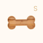 Load image into Gallery viewer, Bone Bamboo Dog Bowl
