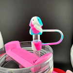 Load image into Gallery viewer, Creative Cartoon Straw Decorative Cover
