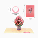 Load image into Gallery viewer, 💐 3D Pop-Up Everlasting Flower Bouquet Greeting Card
