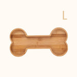 Load image into Gallery viewer, Bone Bamboo Dog Bowl

