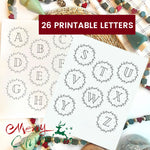 Load image into Gallery viewer, Letter Embroidery Decoration Set

