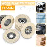 Load image into Gallery viewer, 5-Inch Flap Wool Felt Polishing Disc
